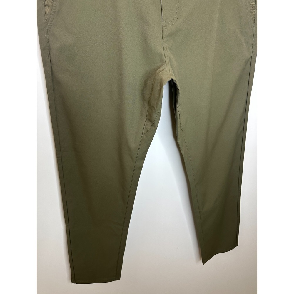 Jack Archer Jetsetter Tech Pants 34 x 30 Olive Green Travel Performance Stretch - Picture 4 of 11